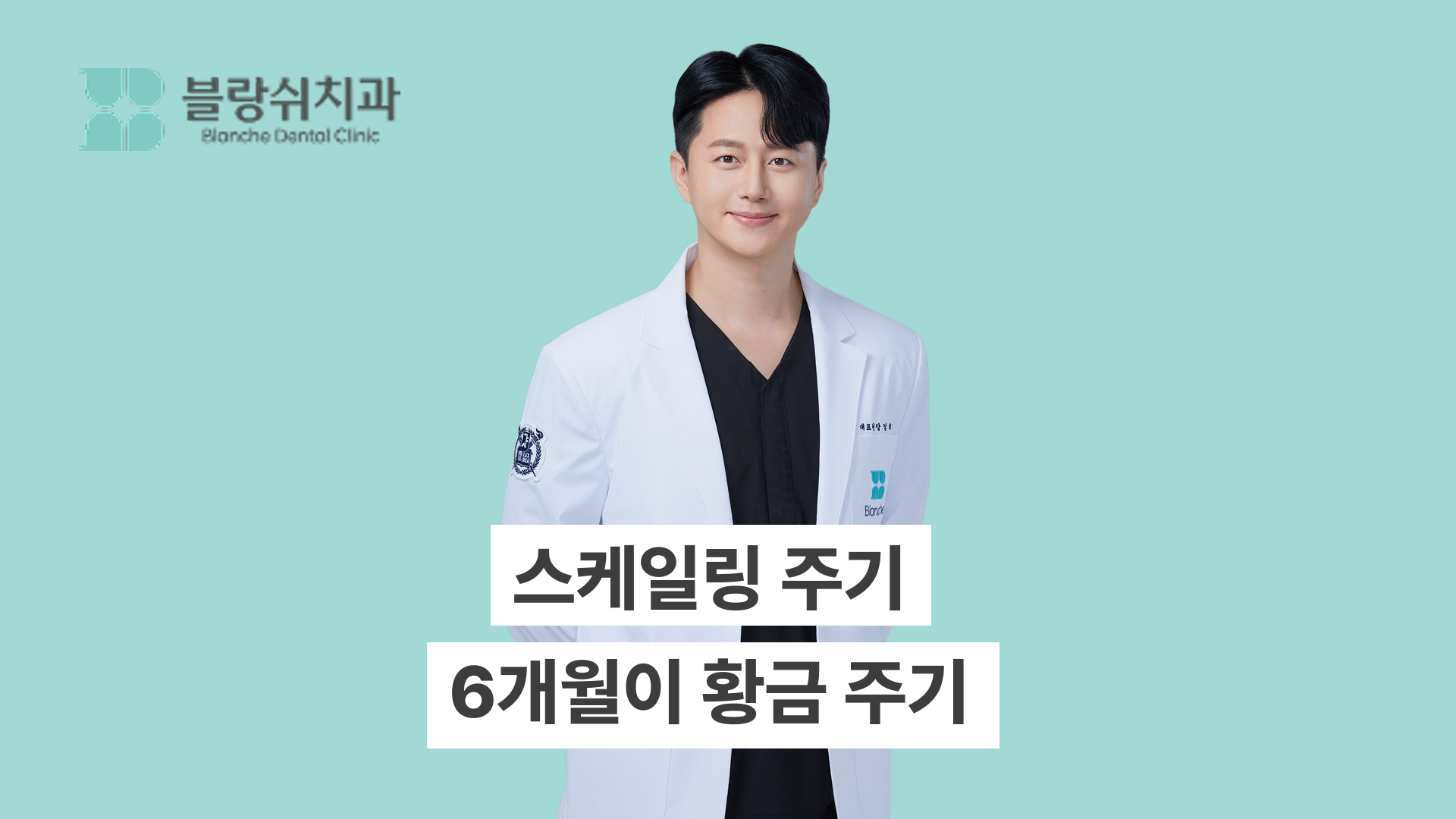 스케일링 주기, 왜 6개월이 황금기준일까? 치과전문의가 알려드립니다